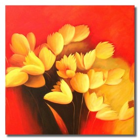Tranh dán tường Hoa Tuylip Vàng